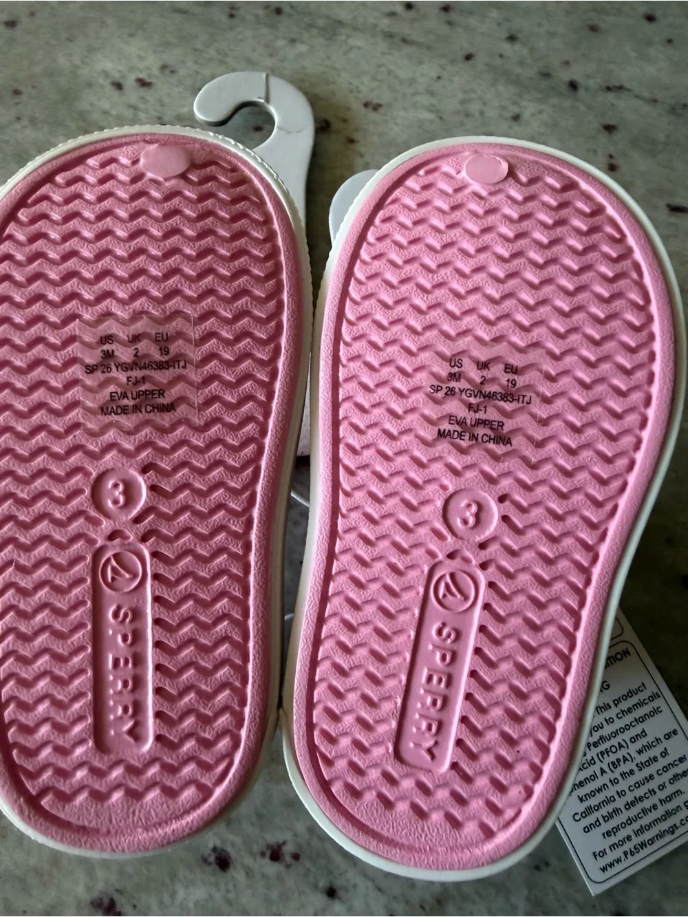 Sperry Infant Light Pink Slip-On Perforated Sneaker